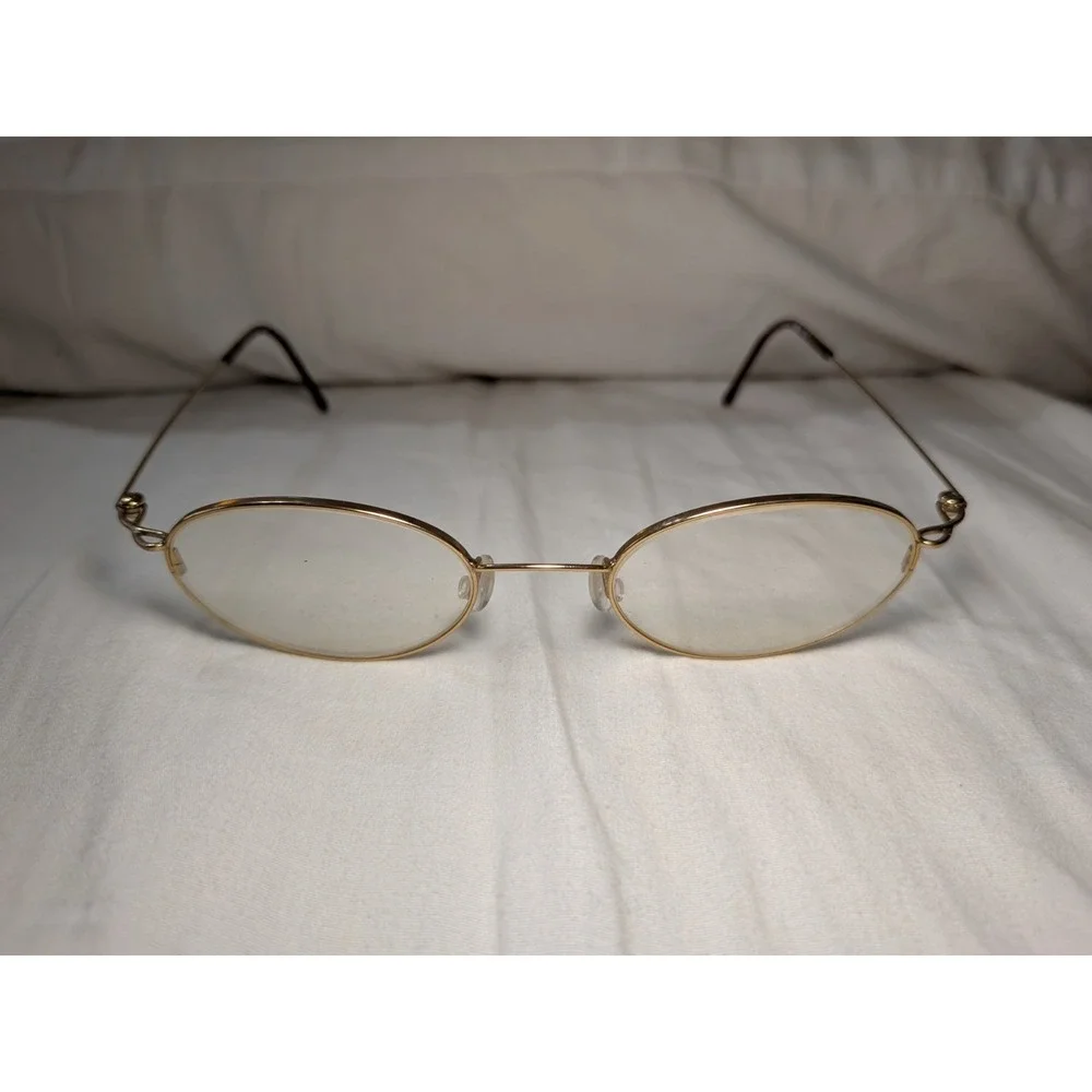 Silhouette Eyeglasses, Frames Only, M6414 /30 V6050,46-19-130, Metal, Austria